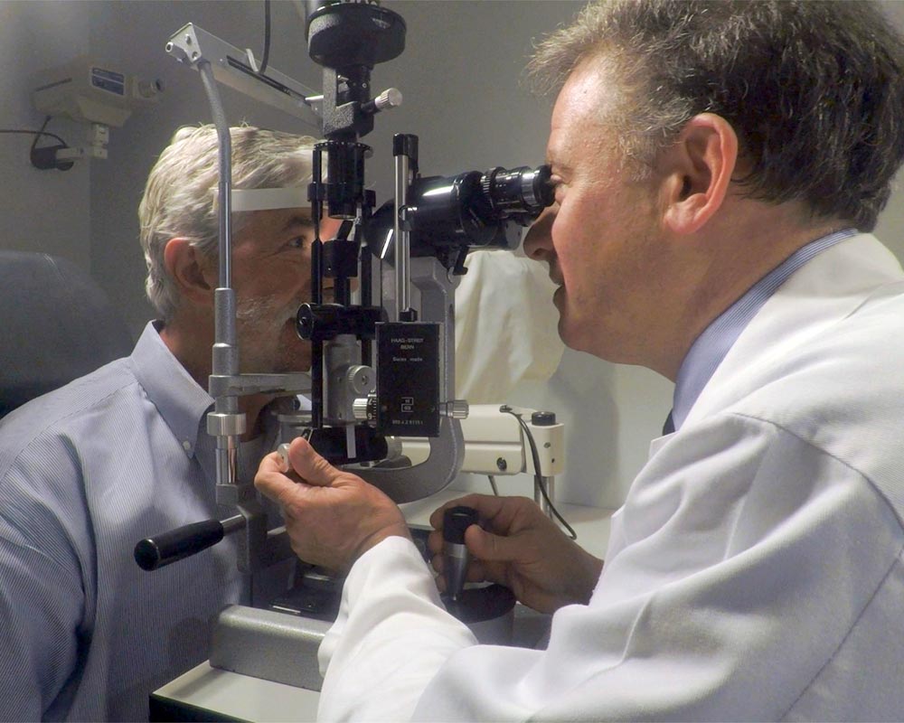 Person Having an Eye Exam